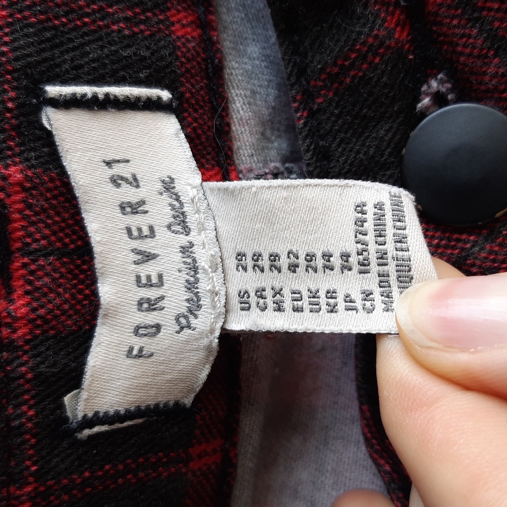 Red Plaid Jeans - Picture 9 of 11